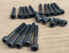 Assorted Socket Head Cap Screws Black Oxide Alloy Steel  lot Of 21 