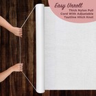 White Wedding Aisle Runner - Professional-grade Nylon  Includes Tape Double-s   
