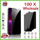 Lot Privacy Screen Protector Tempered Glass For Iphone 16 15 14 13 12 Xs 8 7 Lot