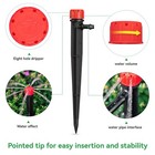 La Farah 50pcs Drip Emitters For 1 4  Tubing 