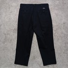 Vintage Polo Ralph Lauren Andrew Pants Mens 38x27 Navy Blue Two Pleated Chinos