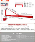 Wall Mount Jib Crane 1320 Lbs Max Load Capacity hoist Swing Arm With 180   Swivel