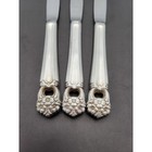 1847 Rogers Bros Eternally Yours Silverplate Set Of 3 Hollow Dinner Knives Vtg