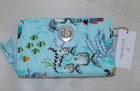 Vera Bradley Rfid Turnlock Zip Wallet Antilles Treasure - Fish - Exact One - Nwt