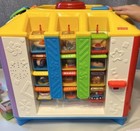 Vintage Fisher Price Incrediblock Activity Center Cube With 27 Peek A Blocks