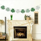 Shamrock Decorations  Wooden St Patricks Day Banner Garland  Green Lucky St 