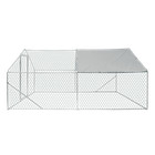 13x10x6ft Large Metal Chicken Coop     Outdoor Poultry House  Spacious   Durable