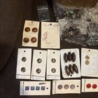 Large Lot Of Antique vintage Buttons Great For Crafts Estate Find Some New