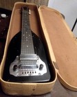 Vintage Electric 6-string Lap Steel Art Deco Guitar With Original Case 40 s-50 s