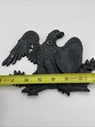 Vintage Sexton Usa Black Eagle Wall Plaque Cast Metal Federal Americana 8x6