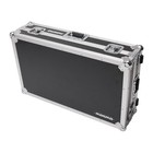 Magma Mga41031 Ddj-rev5 Controller Silver Flight Case W 1u Rack   Wheels Idjnow