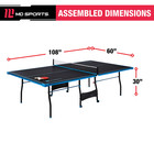 Md Sports Official Size Ping Pong Table Tennis Table Paddles Foldable 9x5 Table