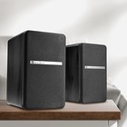  Bt27 Active Powered Bluetooth Bookshelf Speakers - 60w Rms Studio Black