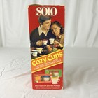 Vtg Solo Cozy Cups Refills Box Of 45  incomplete  Red 7 Oz Prop Mcm Retro As Is