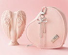 Tangle Angel Cupid Hair Brush Set 2-way Sliding Handle Detangling With Heart Pou