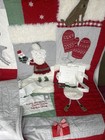 Pottery Barn Kids Toddler Santa Quilt And Sheet Set Christmas Holiday