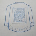 Vtg Iron On Transfer Pattern King Queen Of Hearts For Fabric Paint Large