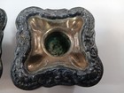 Vintage Candle Holders Candle Stick Holder Silver Plated 2 5  Square Weighted