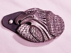 Vintage 1995 Eagle Head Belt Buckle - Unique - Silver Tone Metal  Ejc   