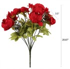 1 Pcs Springs Flowers Artificial Silk Peony Bouquets Wedding Home Spring Red