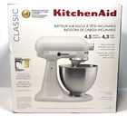 Kitchenaid Classic Series K455 4 5 Quart Tilt-head Stand Mixer White -new Sealed