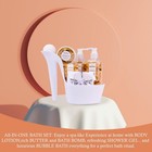 Luxury Spa Gift Basket 8pc Vanilla Scented Bath   Body Set Ideal Gift For Women