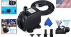 Multi-use 880gph Submersible Fountain Pump - Perfect For Aquariums   Hydroponics