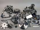 Sbc Small Block Chevy Alum Front Acc Dress Up Complete Kit For Long Water Pump