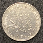 France 1 Franc 1974 Circulated World Coins