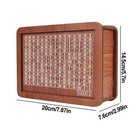 10000 Dollars Cash Vault Wooden Savings Box Wooden Cash Saver Money Saving Box