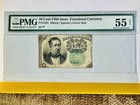 1874 Fifth Issue 10 Cents Fractional Currency Note  Green Seal