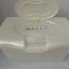 Vintage Huggies Wipes White Container Full Size Empty Box Refillable Baby Wipes