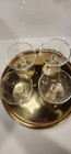 Libbey Georgian Champagne Coupes 4  Tall Set Of 4  Cocktail Glasses