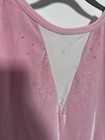 Ice Skating Figure Skating Dress Pink Girls Size Large 10-12 Long Sleeve