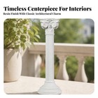 Roman Column Fluted Column Pedestal Traditional For Tabletop  Shelf