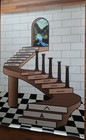 Fellowcraft Mason- 2nd Degree - Staircase Tracing Board    Lecture Prop