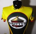 Cycling Jersey  Mt Borah Yellow 3 4 Zip  Men s Size L Nwot
