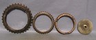 4 Vintage Industrial Machine Age Brass Gear cog Steampunk Altered Art Lamp Part
