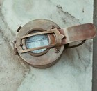 Solid Brass Antique Finish British Military Prismatic Pocket Compass Marine