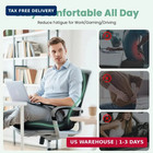 Seat Cushion And Lumbar Support Pillow For Office Chair  Wheelchair  Memory Foam