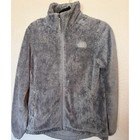 The North Face Osito Gray Full Zip Fleece Jacket Womens Medium High Pile Soft
