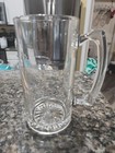 Vintage Heavy Thick Clear Glass Libbey Beer Mug 24 Oz 
