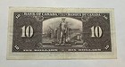 1937 Bank Of Canada  10 Banknote Coyne towers B t Bc24c
