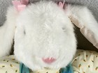 Vintage Coyne s Satin Nylon Plush Rabbit Soft Toy 12  Stuffed Animal 1993