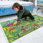 Kids Carpet Playmat Rug 60 x32  car Mat For Kids Toy Cars non Slip Kids Rug F   