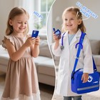 Doctor Kit For Kids  35 Pcs Kids Doctor Kit For Toddlers 3-5 With Medical Sto   