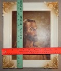Vintage Sallman Jesus  Head Of Christ Picture  Plastic Frame  12 3 8  X 10 3 8  