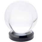 Plymor Black Acrylic Round Base For Sphere  3  W X 3  D X 0 75  H  1 5  Circle 