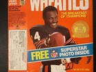 1987 Wheaties Flattened Cereal Box Walter Payton Chicago Bears