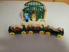 Brio Wooden Railway Rare Curious George Zoo Train   Zoo Keeper Set 32914   32915